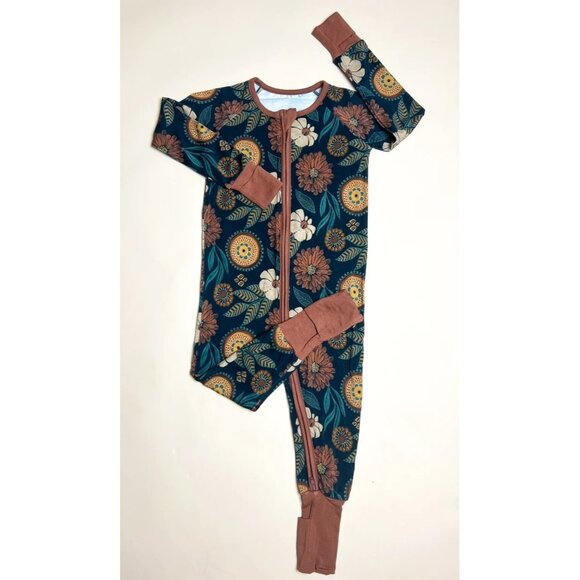 NEW!!! William & Ryan Toddler‎ Girl Bamboo Boho Floral Zippy Size 3T - Picture 1 of 4
